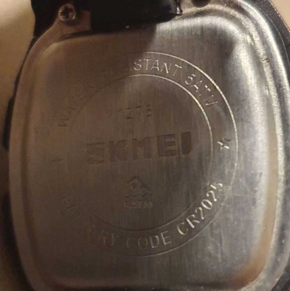 10/$20 Lot Of 2 Skmei Digital Alarm Chrono Men's Watches